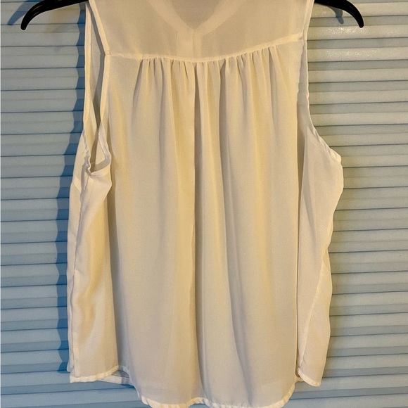 Glam Dollz Sheer Bling Collared Blouse - Picture 2 of 3